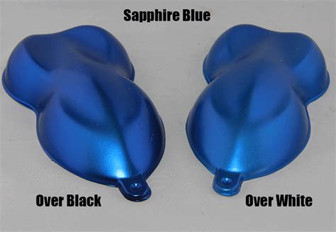 Sapphire Blue Candy Pearls Paint With Pearl