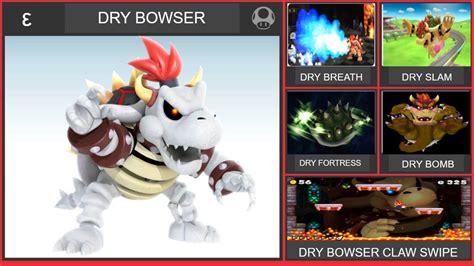 Dry Bowser Smash Bros Moveset by WilliamHeroofHyrule on DeviantArt