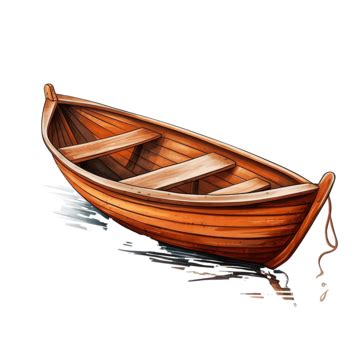 Wooden Boat Clip Art PNG, Vector, PSD, and Clipart With Transparent ...