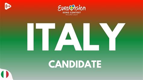 Who Should Represent Italy Eurovision Sanremo Youtube