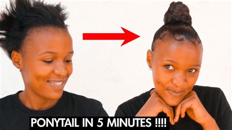 FUNGA NYWELE ZAKO MKIA WA FARASI NDANI YA DAKIKA 5 HOW TO PONYTAIL