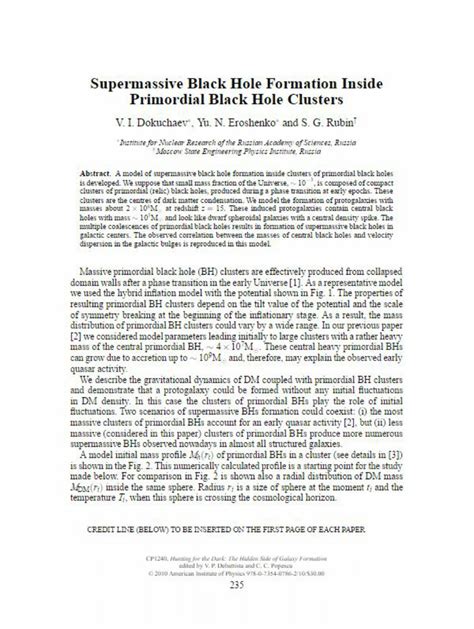 (PDF) Supermassive Black Hole Formation Inside Primordial Black Hole ...