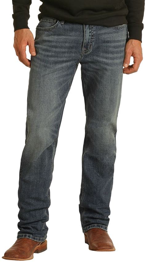 Rockandroll Denim Hooey Relaxed Fit Stretch Stackable Bootcut Jeans