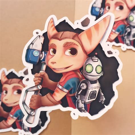 Ratchet And Clank Stickers Etsy Uk