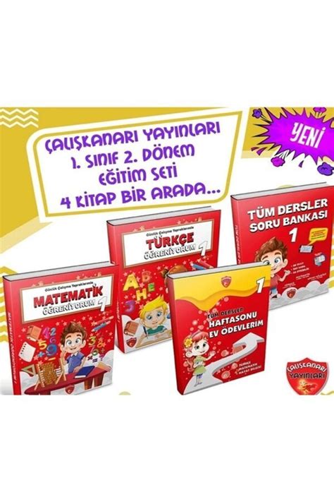 Çalışkan Arı Yayınları Çalışkan Arı 1 Sınıf Öğreniyoruz 2 dönem Seti