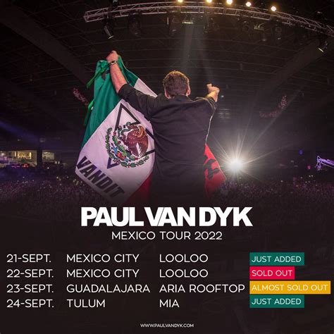 Paul Van Dyk anuncia fechas en Ciudad de México