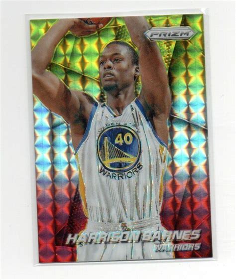 Panini Prizm Yellow And Red Mosaic Prizm Basketball