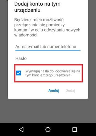 Jak przełączać się między kontami w aplikacji Messenger CCM