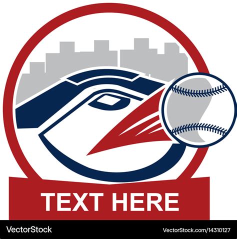 Baseball logo Royalty Free Vector Image - VectorStock