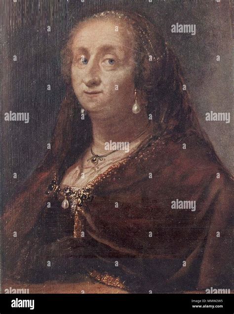 English Queen Christina 1626 1689 In Old Age Svenska Drottning