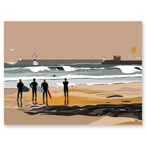 Surfeurs Quiberon Fine Art Seaside Galerie