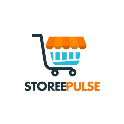 Logo Design For Storepulse Modern Shopping Cart With Sleek Typography