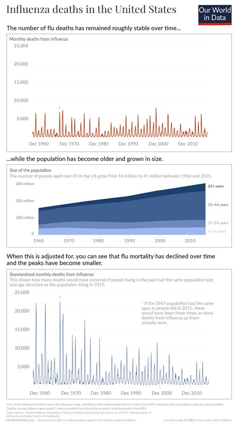 How Many People Die From The Flu Our World In Data