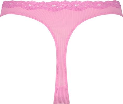 Hunkemöller Dames Lingerie String Lola Blauw maat L bol