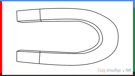 How To Draw A Magnet Step By Step For Beginners YouTube