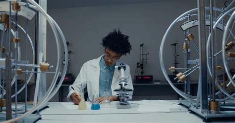 student  science experiment  stock video