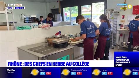 Chefs En Herbe Des Coll Giens Du Rh Ne En Cuisine Pour Mieux Manger