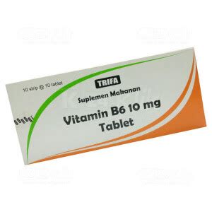 Vitamin B6 Trifa 10 Mg Manfaat Dosis Efek Sampin