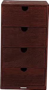 Amazon Villcase Pc Box Drawer Storage Box Wooden Mini Dresser