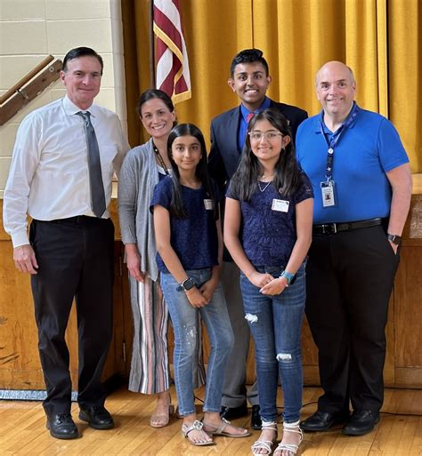 State President Sahil Mahers Final Visit To Aldrich Elementary School