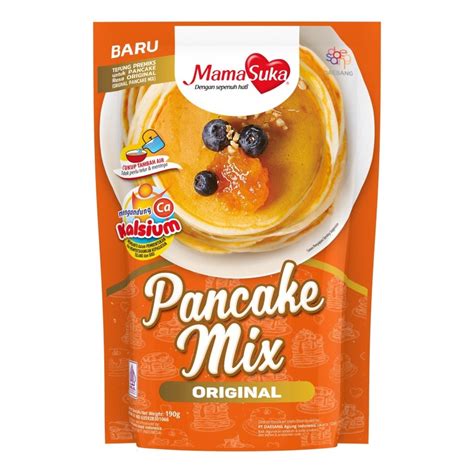 Jual MAMASUKA PANCAKE MIX ORIGINAL 190GR TEPUNG PREMIX SPESIAL Shopee