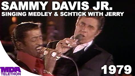 Sammy Davis Jr Singing Medley And Schtick With Jerry Lewis 1979