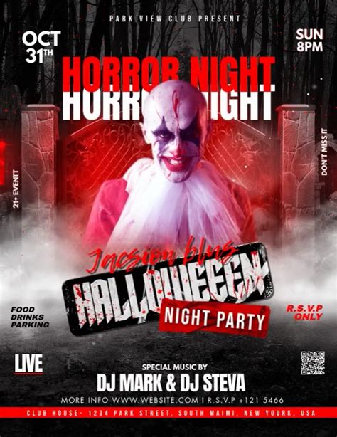 Copia De Halloween Horror Party Ad Postermywall