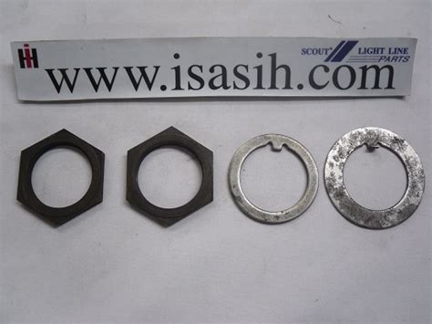 Isa S International Harvester Wheel Bearing Nut Kit