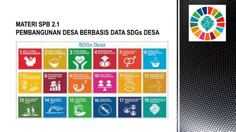 3 Materi Spb 21 Membaca Dashboard Sdgs Desa Pic Sdgspptx