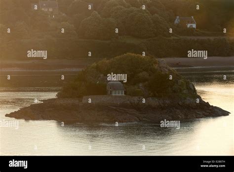 France Cotes D Armor Ploubazlanec Ile Roc H Ar Hon At Trieux Estuary