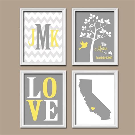 Personalized Family Wall Art Canvas or Prints Custom by TRMdesign