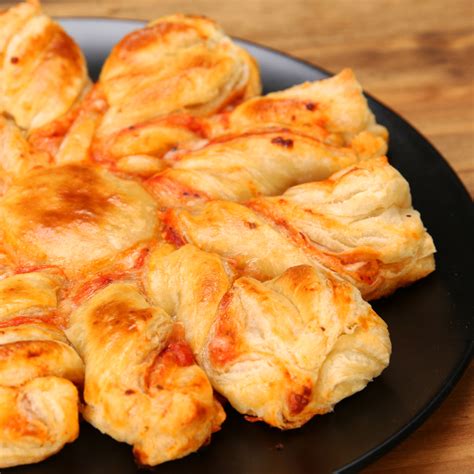 Pizza Puff Pastry Twists Recipe by Tasty