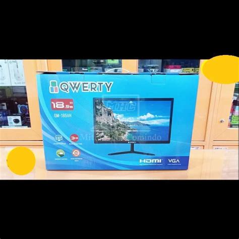 Promo Led Monitor Qwerty Qm Vh Inch Hdmi Vga Murah Diskon