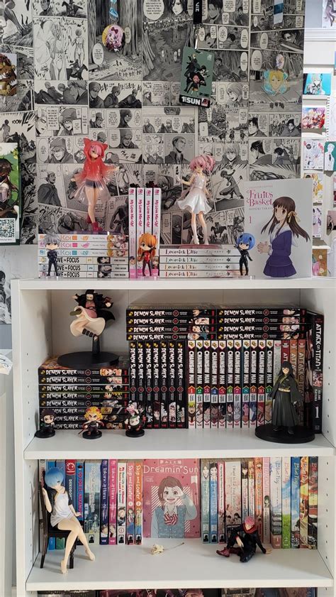 Manga Shelf Ideas Otaku Room Anime Bedroom Ideas Cute Room Ideas