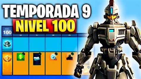 Pase De Batalla 9 Skin Nivel 100 Y Todo Comprado De Fortnite