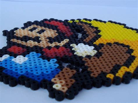 Cape Mario Super Mario World Perler Bead Sprite