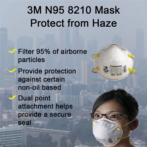 Buy Niosh 3m 8210 N95 Particulate Respirator Disposable Mask Anti Haze