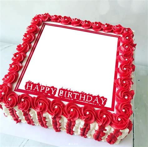 Lover Birthday Cake With Photo Frame