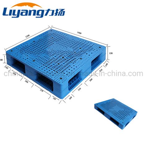 Heavy Duty Double Side Face 1400X1200X150mm Stackable HDPE Plastic