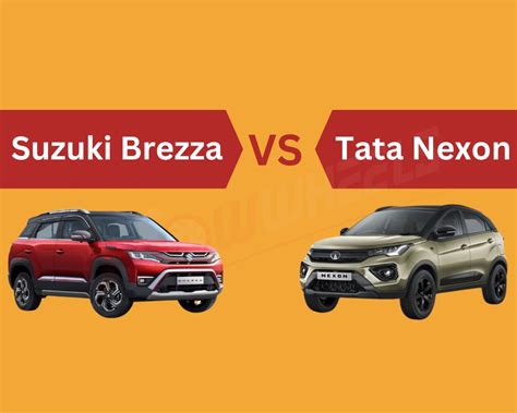 Maruti Suzuki Brezza Vs Tata Nexon Nowwheels