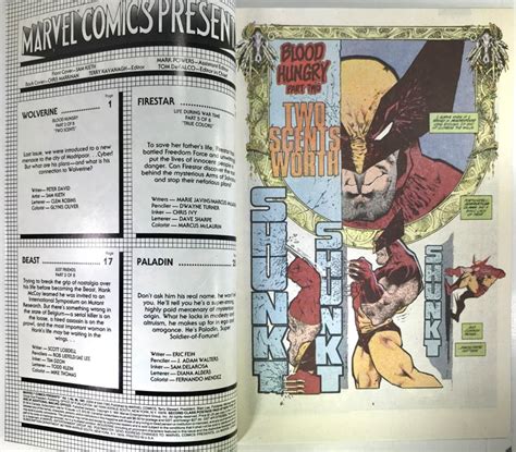 MARVEL COMICS PRESENTS Comic 86 Wolverine 1991 Sam Keith Rob