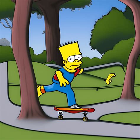 Bart Simpson Skateboarding Game