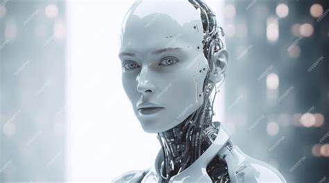 Premium Photo | Female humanoid robot