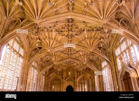 Bodleian Library interior, Oxford University, Oxford, Oxfordshire ...