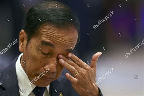 Indonesias President Joko Widodo Attends Apec Editorial Stock Photo