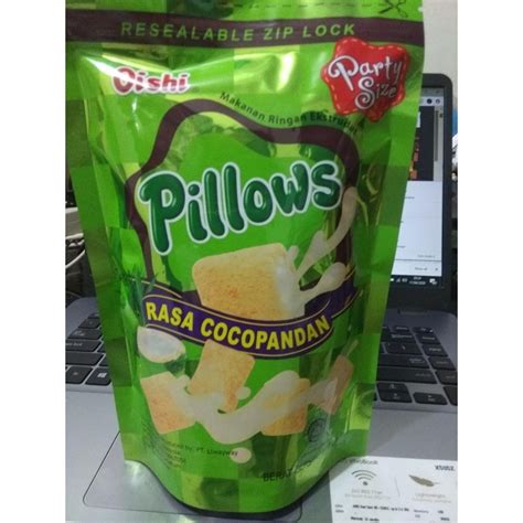 Jual Oishi Pillow Cocopandan 100gr Shopee Indonesia