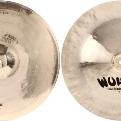 Wuhan Inch Medium Thin Crash Cymbal Bundle With Wuhan Reverb