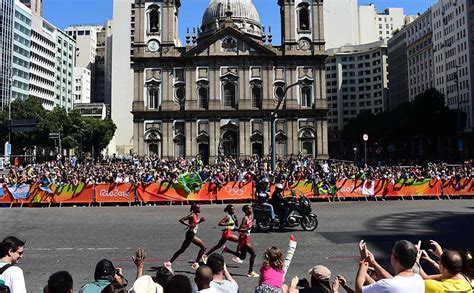 Maratona Ol Mpica Feminina Esporte Fotografia Folha