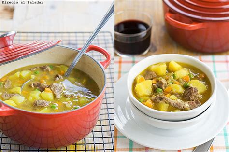 Guiso de ternera con patatas a la jardinera receta clásica española