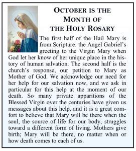 October is the Month of the Holy Rosary – stalexanderpalos.org